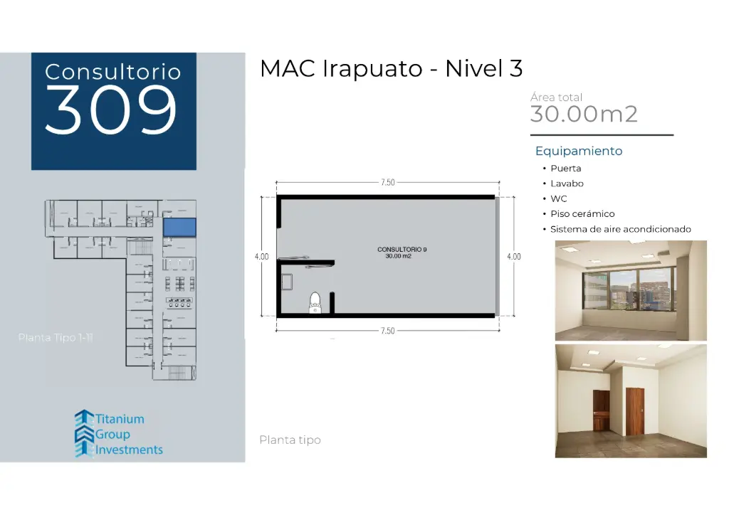 [IRA_2.0_N03_C309] Consultorio 309